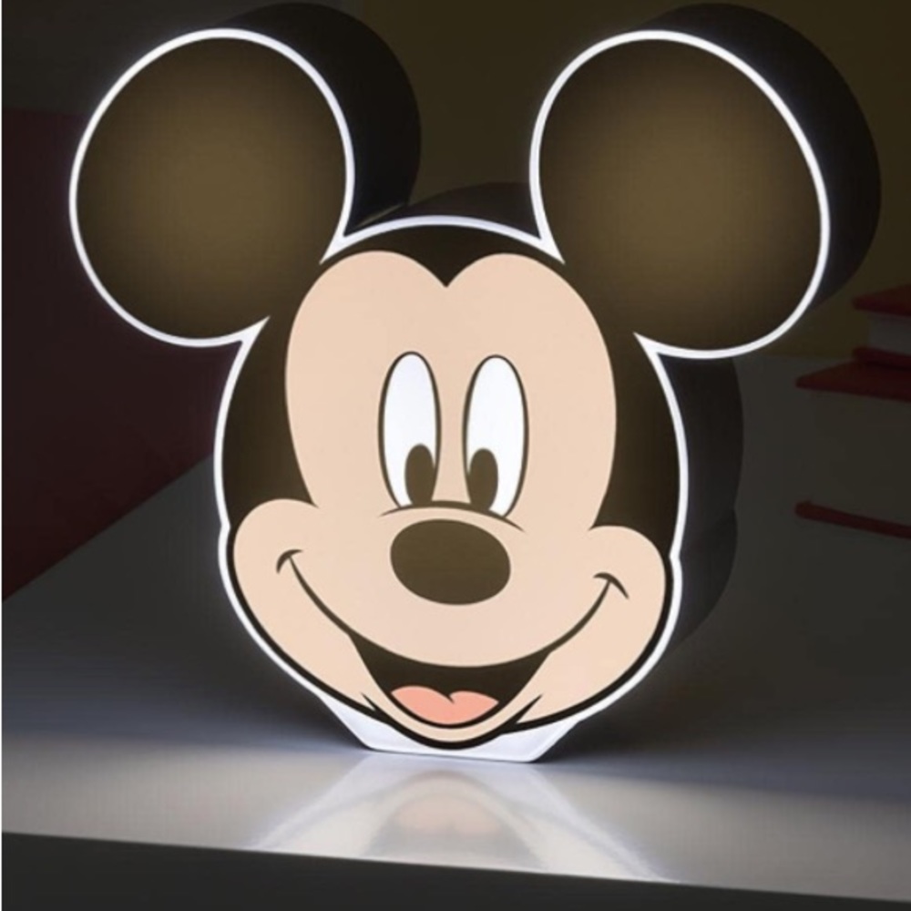 Paladone Mickey Mouse Night Light Licensed Disney Bedroom Decor Desk Box Light